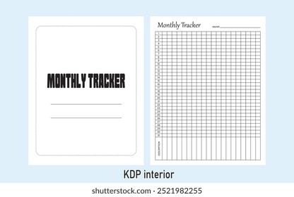 Monthly Planner Kdp Interior Template