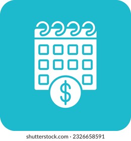Monthly Salary vector icon. Can be used for printing, mobile and web applications.