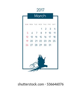 Months and dates shown on a calendar whilst turning the pages