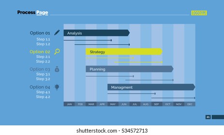 Months Periods Diagram Slide Template