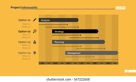 Months Periods Diagram Slide Template