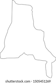 montour County map in Pennsylvania state