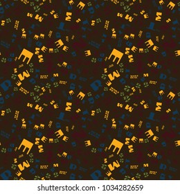 Montreal creative pattern. Digital design for print, fabric, fashion or presentation.