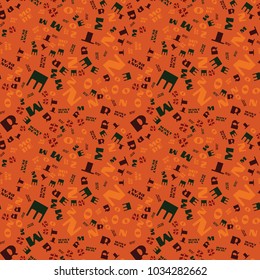 Montreal creative pattern. Digital design for print, fabric, fashion or presentation.