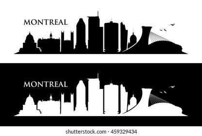 Montreal skyline - vector illustration

