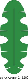 Montsera leaf logo icon vector element