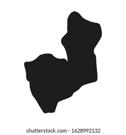 Montserrado region map in country of liberia