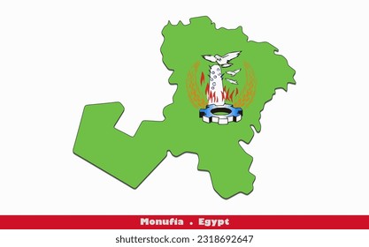 Monufia Flag - Governorates of Egypt