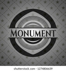 Monument black emblem