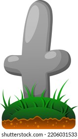 Monumento a la hierba al estilo de las caricaturas