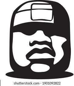 símbolo de signo vectorial aislado de ilustración de icono de monumento