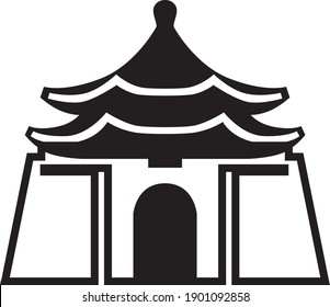 monument icon illustration isolated vector sign symbol