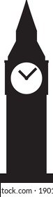 símbolo de signo vectorial aislado de ilustración de icono de monumento