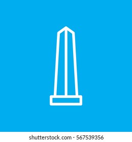 monument icon illustration isolated vector sign symbol