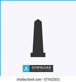 monument icon illustration isolated vector sign symbol