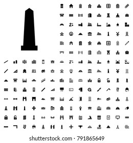 Monument icon illustration isolated vector sign symbol. architecture icons vector set.