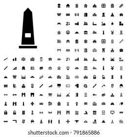 Monument icon illustration isolated vector sign symbol. architecture icons vector set.