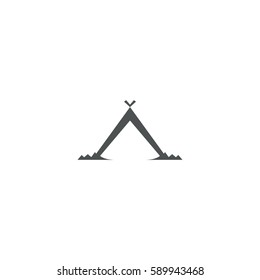 monument icon. sign design