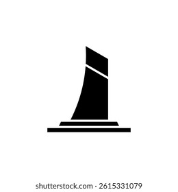 Monument icon vector design template	