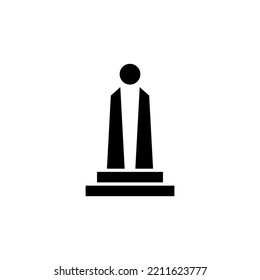 monument icon vector design templates