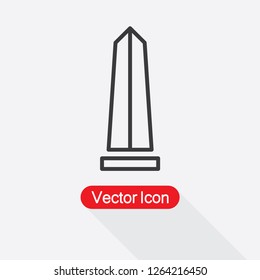 Monument Icon Vector Illustration Eps10