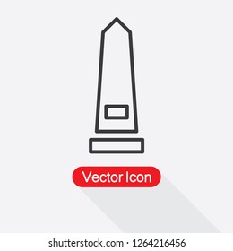 Monument Icon Vector Illustration Eps10