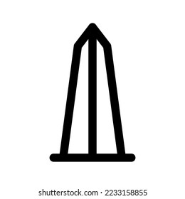 Monument Icon Vector Symbol Design Illustration