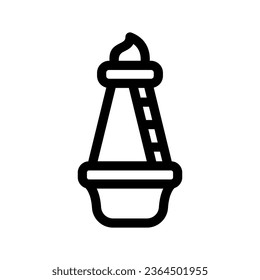 Design-Illustration des Monument-Symbols Vektor