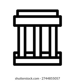 Monument Icon Vector Symbol Design Illustration
