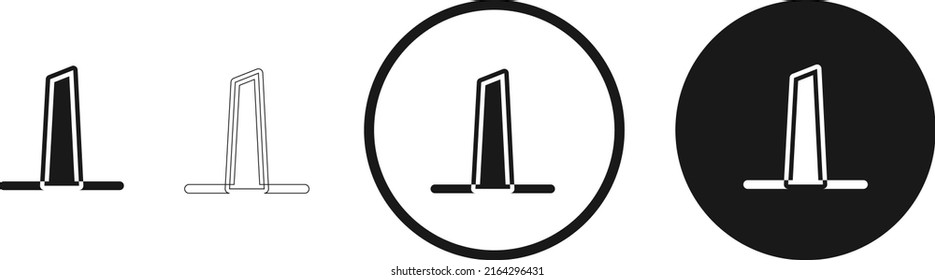 monument icon . web icon set . icons collection flat. Simple vector illustration.