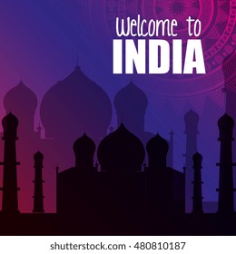 monument india taj mahal design