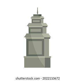 monument traditional arquitecture icon isolated