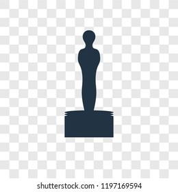 Monument vector icon isolated on transparent background, Monument transparency logo concept