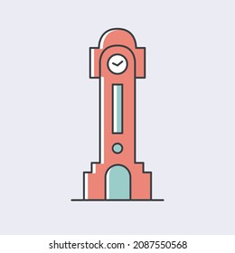 monuments Travel, journey concept. Famous monuments of world countries. Vector illustration detailed skyline. Travel and tourism background. Vector background. Line art style Travel background.