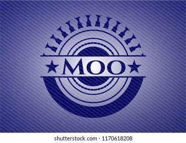 Moo emblem with jean high quality background