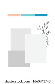 Plantilla en blanco de la placa de moldes 340
