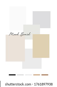 Mood Board Blank Template 361