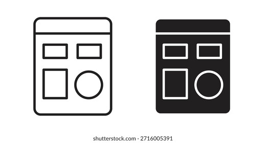 Concepto de icono de placa de sentimiento para infografía, Sitio web o App.