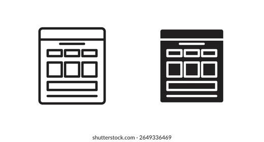 Icono de la placa de sentimiento Ilustraciones de diseño. iconos web editables