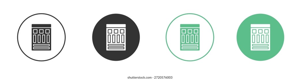 Pictogramas de iconos de tablero de sentimiento. Vector EPS 10