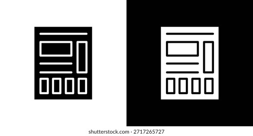 Mood board icon vector design element vector eps 10