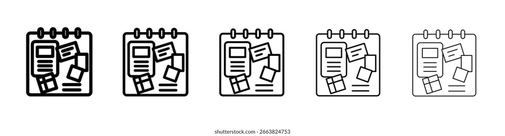 Icono de tablero de sentimiento en estilo Web. Ilustración vectorial. Eps10