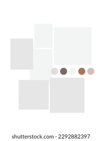 Mood Board Template Design 371