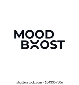 Mood Boost Lettering Logo Design