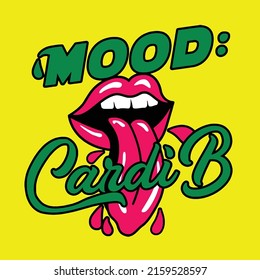 Mood Cardi B a nice poster