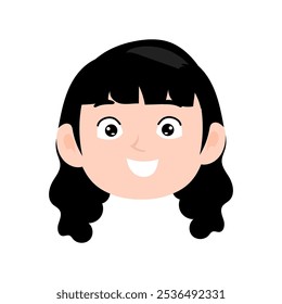 mood expression girl element stock face design