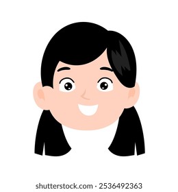 mood expression girl element stock face design
