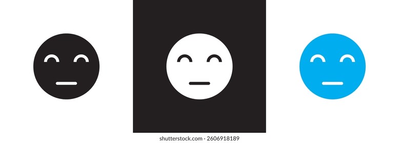 Mood  icon collections.  Design for websites, mobile interfaces, presentations, and visual branding. Vector illustration. isolated on white and black background. EPS 10