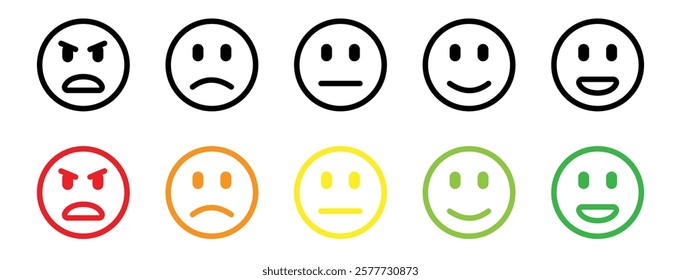 mood icon parameter feedback customer satisfaction rating
