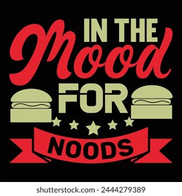 En el Sentimiento para el diseño de la camiseta Noods